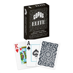 Copag 100% Plastic Poker Elite Jumbo, Sort
