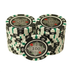 Crown Casino 14,5 gram - Sort 100 (25 stk)