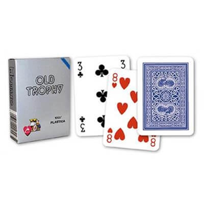 Modiano Old Trophy Blå, Poker