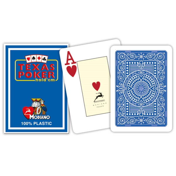 Modiano Texas Poker Hold\'em - Mørkeblå