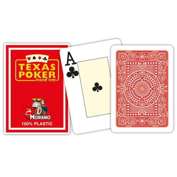 Modiano Texas Poker Hold\'em - Rød