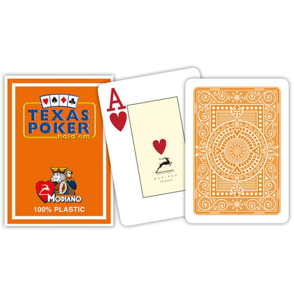 Modiano Texas Poker Hold\'em - Orange