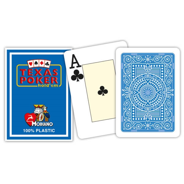 Modiano Texas Poker Hold\'em - Lyseblå
