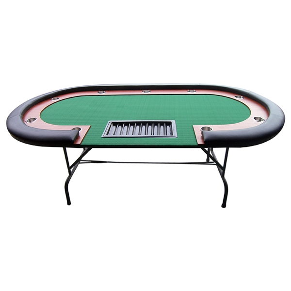 Pokerbord m. Dealer plads - Grøn