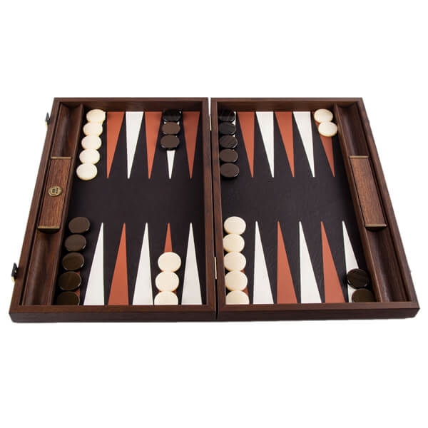 vores At deaktivere Skorpe Træ Backgammon spil, Manopoulos 48 cm