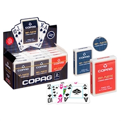 Copag 100% Plastic Poker, Jumbo Index (1 Dusin)
