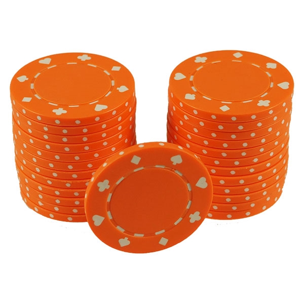 Suited Design Orange poker chips