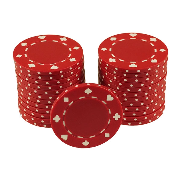 arrestordre Orientalsk gentage Suited Design Rød - poker chips