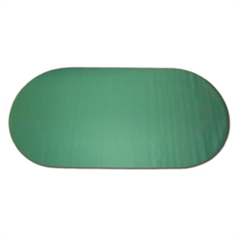 Gummi Filtdug XL, Oval grøn