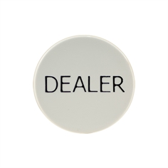 Hvid Dealer Button