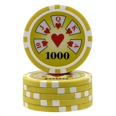 Royal Flush Gul 1000 (25 stk)