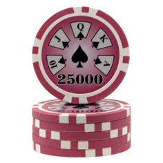 Royal Flush Pink 25000 (25 stk)