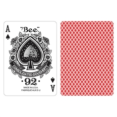 Bee Diamond Poker Regular, Rød