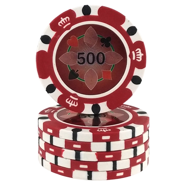 Crown Casino 14,5 gram - Mørkerød 500