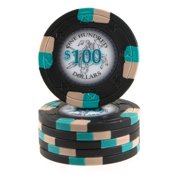 Poker Knights 13,5 gram $100 Sort