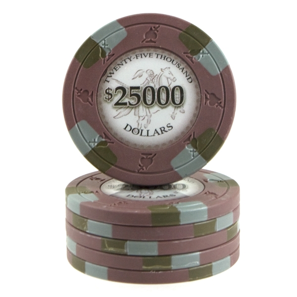 Poker Knights 13,5 gram $25000 Brun