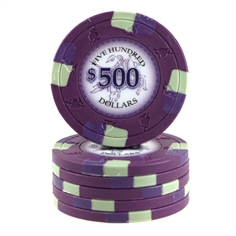 Poker Knights 13,5 gram $500 Lilla