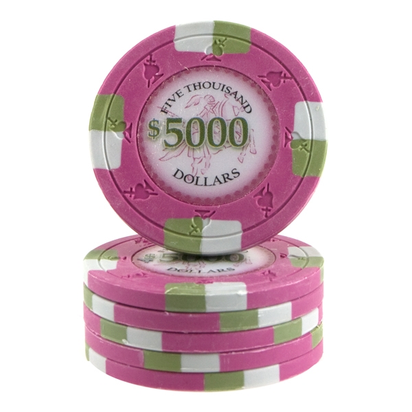 Poker Knights 13,5 gram $5000 Pink