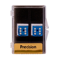 2 stk. Backgammon Præcisionsterninger