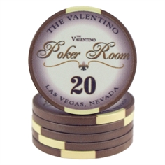 Valentino Poker Room Brun 20