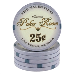 Valentino Poker Room Grå 25 cent