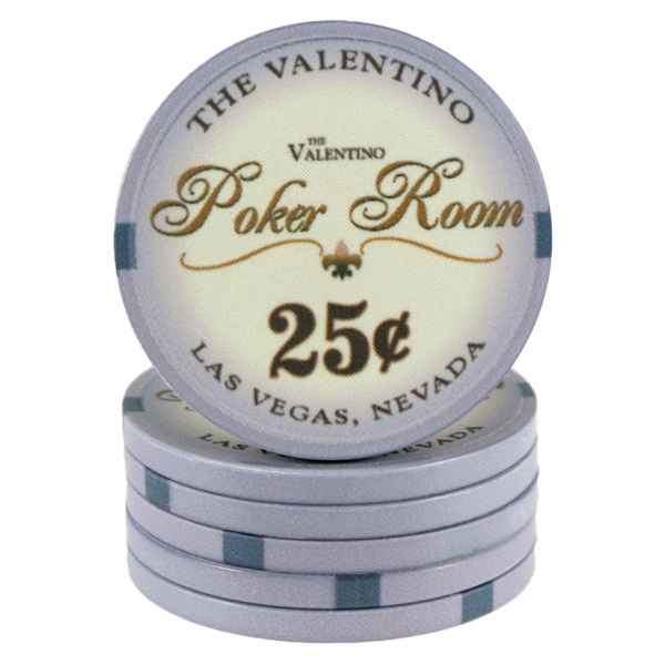 Valentino Poker Room Grå 25 cent