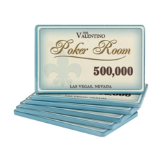 Valentino Poker Room Plaque 500000